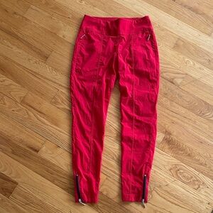 Anatomie Red Pull-On Side Zipper Pants Women’s M Medium